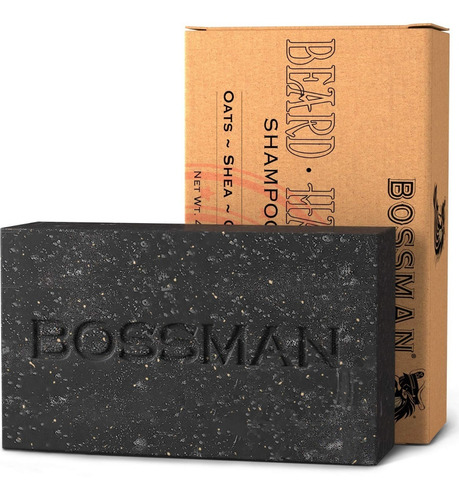 Bossman - Jabón En Barra Para Hombres 4 En 1 Champú,barba,ac
