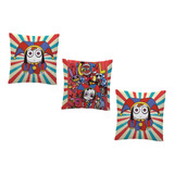 X3 Almohadas 30x30 Cm Amazing Digital Circus Pomni Zooble