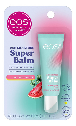 Eos Balsamo Labial 24h Moisture Super Balm Watermelon Frosé