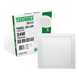 Painel Led 24w Quadrado Embutir 3000k 4000k 6500k Taschibra