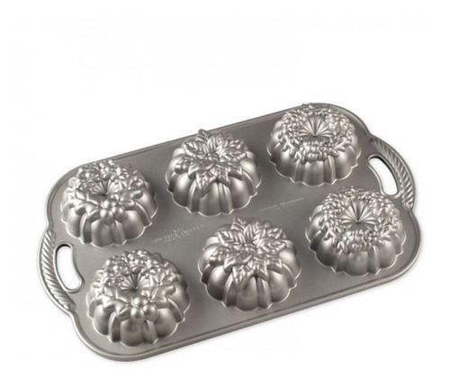 Molde Para Mini Tortas Coronas De Flores Nordic Ware