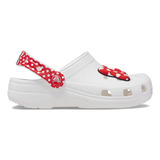 Zuecos Crocs Minnie Mouse Infant Bebés Moda Blanco