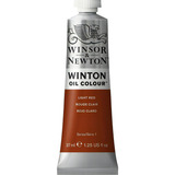 Pintura Oleo Winsor & Newton Winton 37ml Colores A Escoger Color Del Óleo Light Red - Rojo Pardo No 27