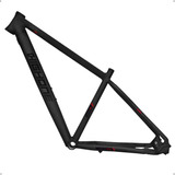 Quadro Aluminio Mtb High One Icon Aro 29 Cabeamento Interno Cor Preto-vermelho Tamanho  17