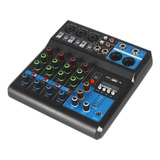 Mezclador Digital Mini Mixer Dj Sound Mixer. 5 Canales