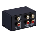 Selector: 1 Audio Para Computadora Y 2 Altavoces Con Distors