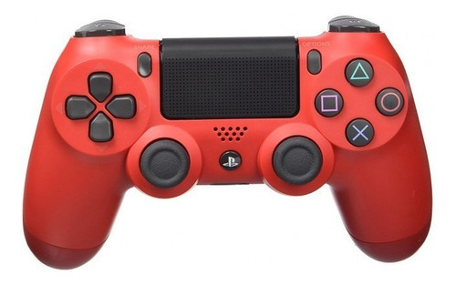 Controle Joystick Sem Fio Sony Dualshock 4 Ps4 Vermelho