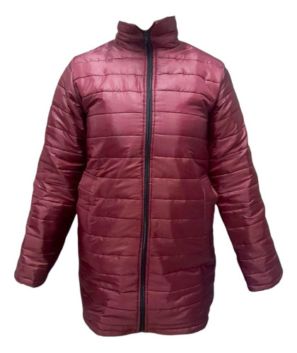 Campera Inflable Mujer Larga Polar Impermeable Sheli 3032