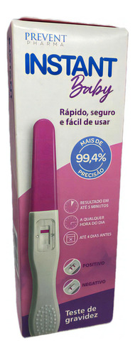 Teste De Gravidez Caneta Instant Baby 99,4% Prevent Pharma