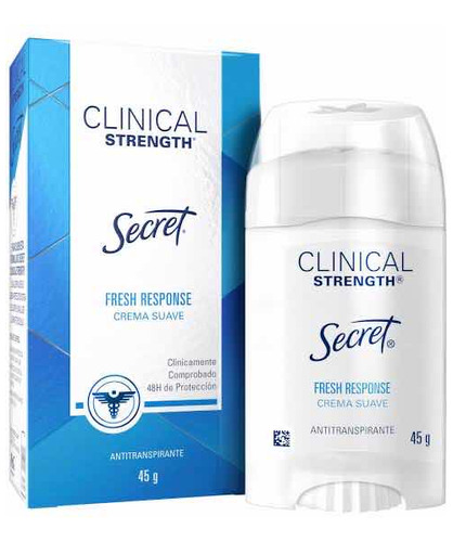 Desodorante Secret Clinical Strength Fresh Response45 G