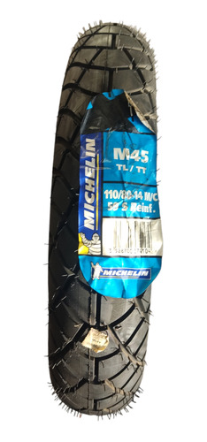 Cubierta 110/80-14 Michelin M45 Tubeless Año Fab. 2011