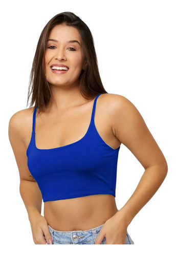 Cropped Blusinha Feminina Verão Academia Suplex Fitness