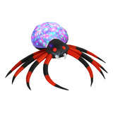 Inflable Halloween Araña Gigante Spider Luz Led 2.3 Mts