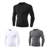 Camiseta Para Correr, 3 Piezas, Camisas De Compresión, Camis