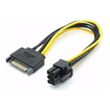 Adaptador Conector Energia Sata Power P/ 6 Pinos Pci-express