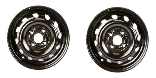 Par Rines Acero 13x5 Negro Chevy 1.4l/1.6 1994-2012