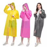 Capa Poncho Impermeable Lluvia Viento Estandar Adulto Gorro