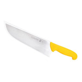 Cuchillo 3 Claveles # 1386 Polip. Amarillo 25 Cms Carnicero