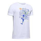 Polera Under Armour Niño/a Sc30 Selfie Tee-wht 