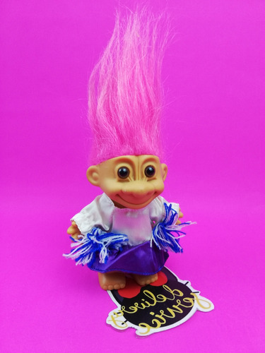 Troll Russ Figura Troll Porrista Vintage 