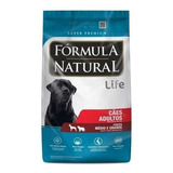 Alimento Fórmula Natural Super Premium Life Para Cão Adulto De Raça Média E Grande Sabor Mix Em Sacola De 15kg