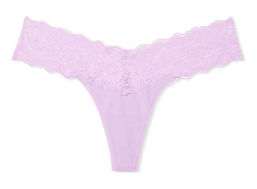 Tanga  Victoria's Secret Pink  Algodón Cintura Encaje. 