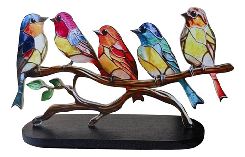 Coloridas Decoraciones De Pájaros Para El Hogar Y El Jardín