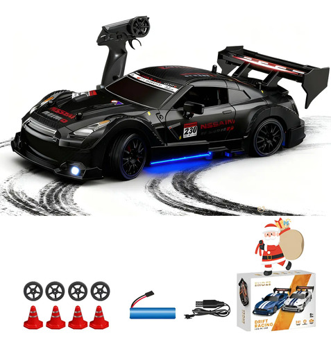 Drift Car De 2,4 Ghz, 1:24 A 20 Km\u002Fh, 4wd Con Luces Y Ruedas | MercadoLibre