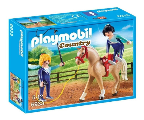 Playmobil 6933 Set De Salto A Caballo Vaulting Horse Stock!