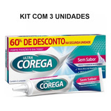 Kit Corega Ultra Creme Fixador 3 Caixas Com 2un De 68g Cada