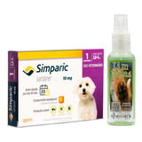 Kit Simparic 10mg 2,6 A 5kg 1 Comprimido + Limpata Para Pets