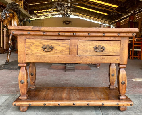 Original Credenza Coqueta De Madera Antigua. 