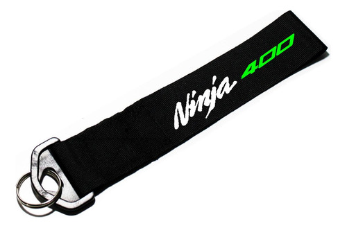 Llavero Cinta Motos  - Kawasaki Ninja 400 - Negro