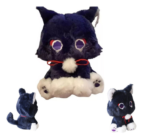  Genshin Impact Scaramouche Gatos Peluche Muñeca Niños Color