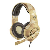 Audífonos Gamer Trust Radius Gxt 310 Desert Camo