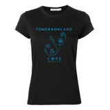 Camiseta Mujer Electronica Tomorrowland 100% Algodon