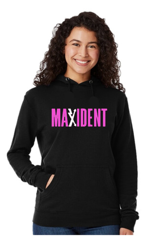 Buzo Negro - Maxident - Con Capucha - Hoodie - Unisex