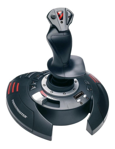 Controle Joystick Thrustmaster T.flight Stick X Preto