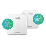  Intelbras Twibi 2 Roteadores Mesh Twibi Giga+ Branco Usado