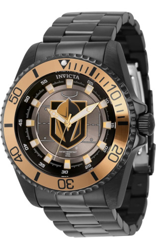 Reloj Invicta Nhl Vegas Golden Knights Para Mujer Con Esfera