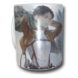 Tazón Taza - Levi Y Mikasa Ackerman Shinjeki No Kiojin Snk