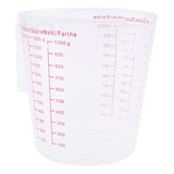 Vaso Medidor De 1 Taza, 13,5 Cm, Transparente, Para Cocina B