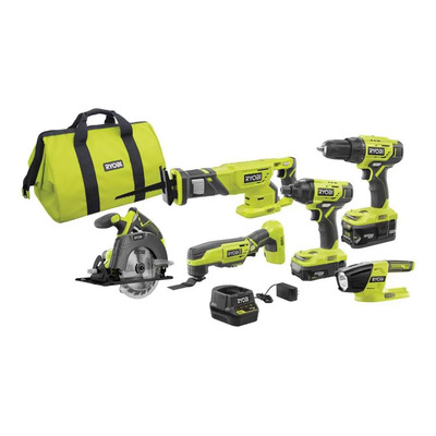 Ryobi Pv One+ Lithium Ion Combo Kit (6 Herramientas: Control | Envío gratis