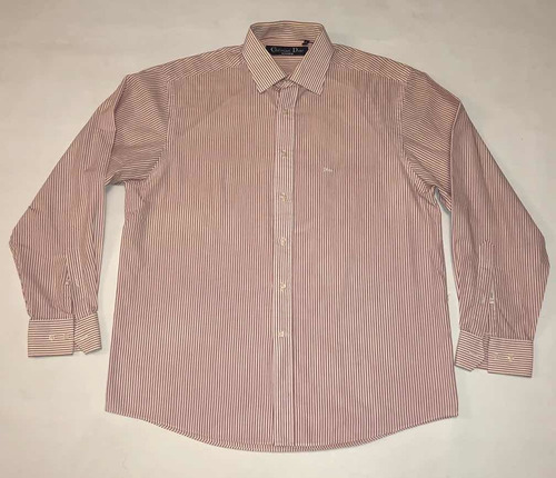 Camisa Christian Dior Talle 41 16y1/4 Vestir Rayada M/larga