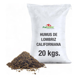 Humus Lombriz Abono Orgánico Lombricomposta 20 Kg 