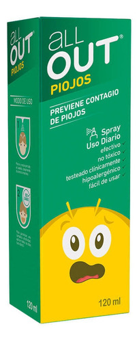 All Out Spray Preventivo Contra Piojos 120 Ml