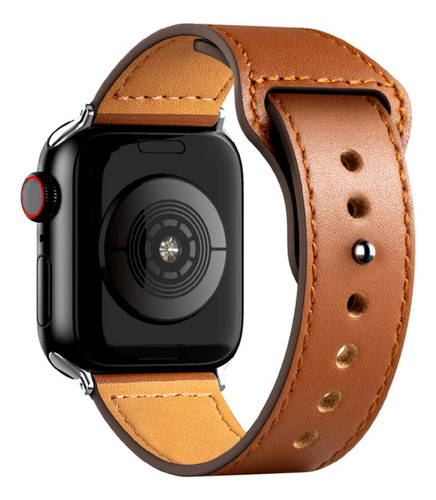 Pulseira Couro Compatível Com Apple Watch 49mm Ultra