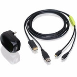 Hdmi Micro D Cable Con Carga Y Sincronización Para Dispositi