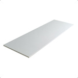 1 Prateleiras De Parede Tampo 90x30 Madeira Mdf Branco