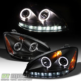 Par Faros Negro Interior Led Drl Nissan Altima Sl 2003 3.5l